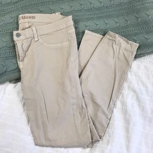 J Brand khaki cropped pants